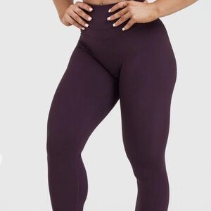Oner Active Blackberry Purple Unified Leggings and Layered Sports Bra